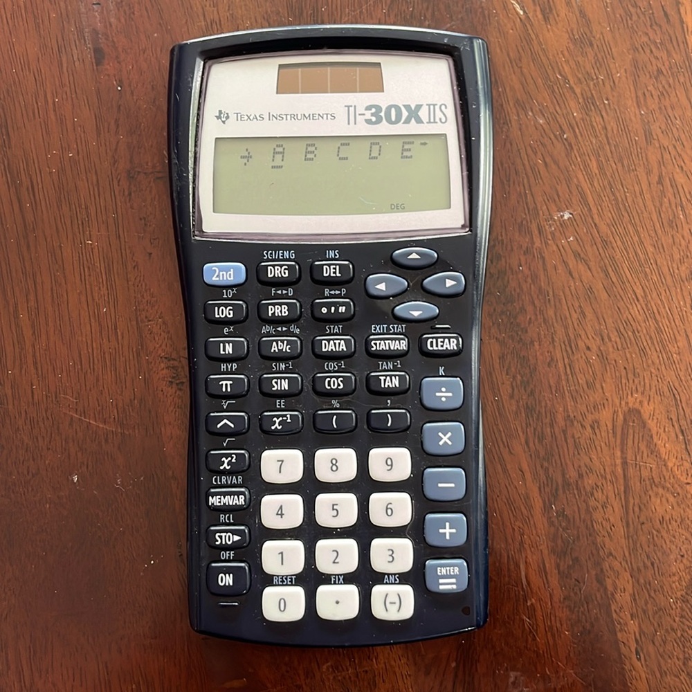 Texas Instruments TI-30X IIS School General Fundamental Scientific Calculator